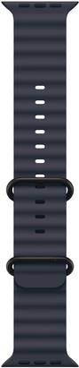 Купить Apple - Armband für Smartwatch - 49 mm, schwarze Titanfassung - 130 - 200 mm - marineblau (MYPA3ZM/A) в магазине wardena.ru
