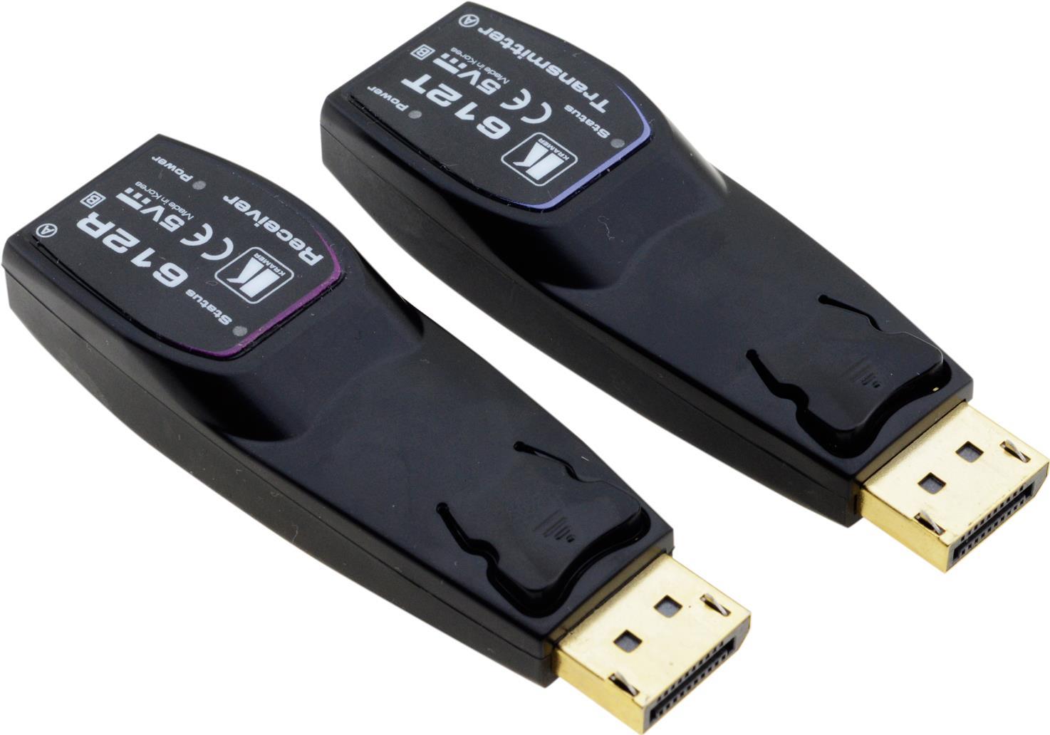 Купить KRAMER ELECTRONICS 612R/T(SET) - 4K60 4:4:4 DP Transmitter/Receiver over Extended-Reach MM Fiber Optic (94-0006120) в магазине wardena.ru