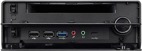 Купить Shuttle XPC slim XH610V - Barebone - Slim-PC - LGA1700-Sockel - Intel H610 - keine CPU - RAM 0GB - GigE, 2,5 GigE - Schwarz (XH610V) в магазине wardena.ru