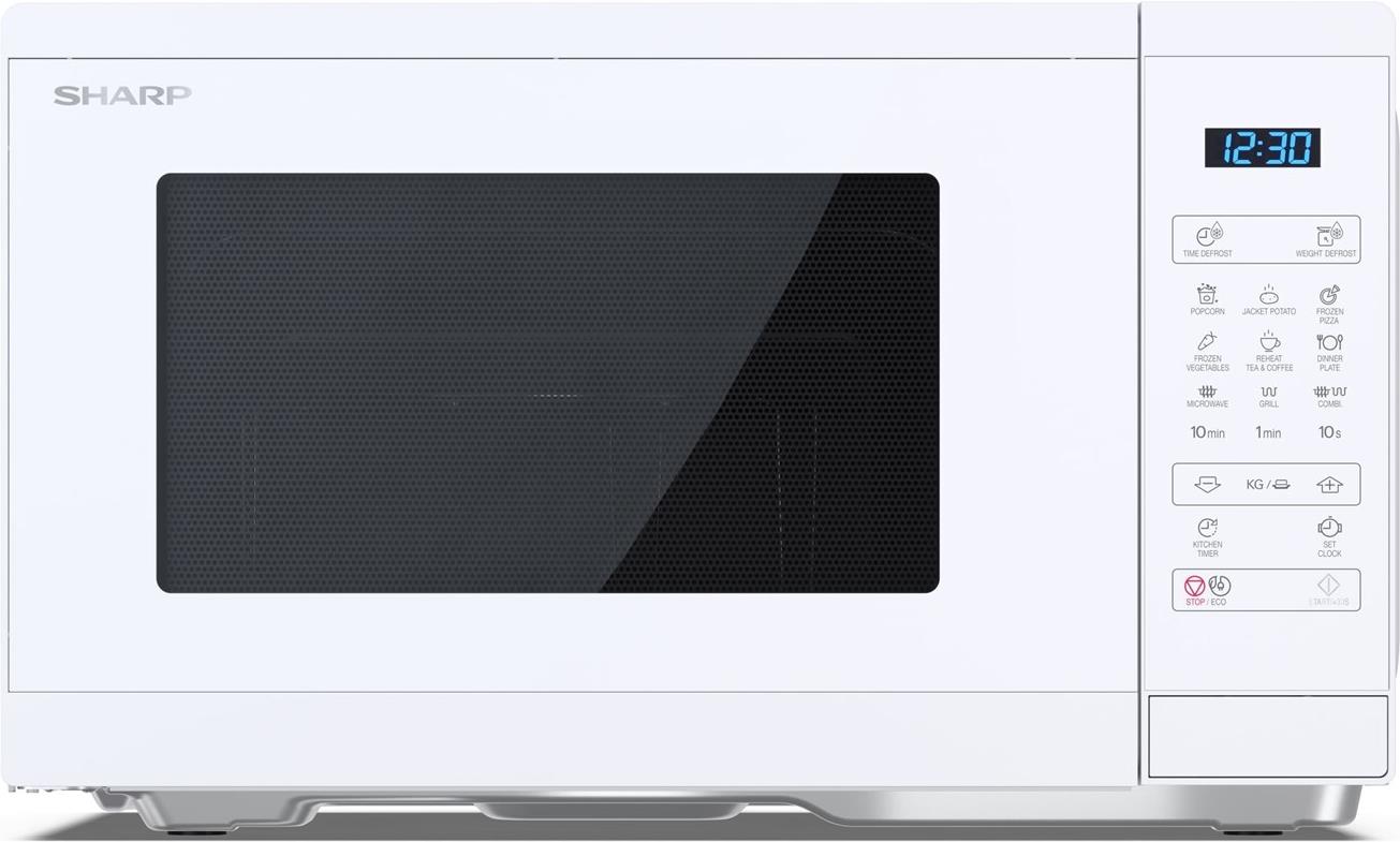 Купить Sharp YC-MG252AE-C Mikrowelle Arbeitsplatte Grill-Mikrowelle 25 l 900 W Weiß (YC-MG252AE-C) в магазине wardena.ru