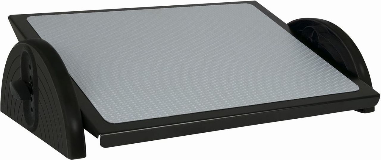 Купить WEDO Fußstütze Relax Steel, höhenverstellbar, schwarz Trittplatte aus gezogenem Stahlblech mit Gummiauflage (275 5001) в магазине wardena.ru