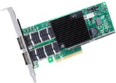 Купить Intel Ethernet Converged Network Adapter XL710-QDA2 - Netzwerkadapter - PCI Express 3.0 x8 Low Profile - 40 Gigabit QSFP+ x 2 (XL710QDA2BLK) в магазине wardena.ru