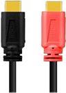 Купить LogiLink - Premium High Speed - HDMI-Kabel - HDMI männlich zu HDMI männlich - 15 m - Dreifachisolierung - Schwarz, Rot - aktiv, unterstützt 4K 60 Hz (3840 x 2160) (CHV0101) в магазине wardena.ru