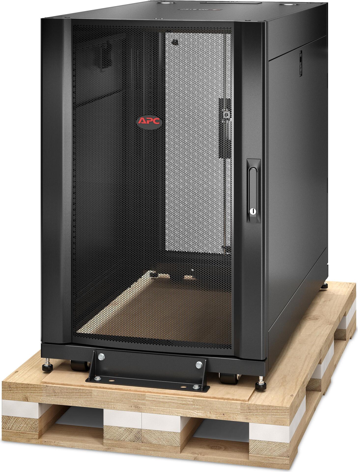 Купить APC NetShelter SX 18U Server Rack Enclosure 600mm x 1070mm w/ Sides Black Shock Packaging (AR3106SP) в магазине wardena.ru