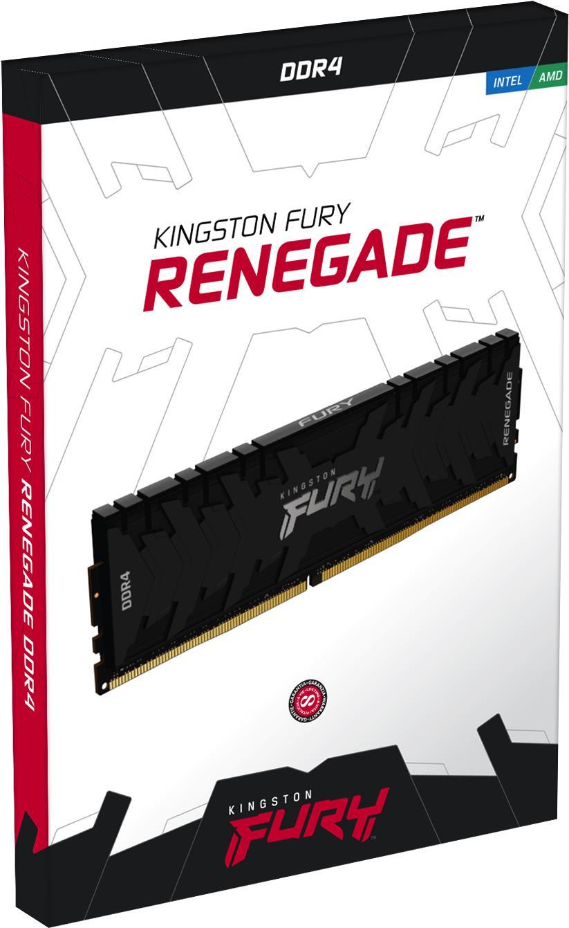 Купить Kingston Technology FURY Renegade Speichermodul 16 GB 1 x 16 GB DDR4 4000 MHz (KF440C19RB1/16) в магазине wardena.ru