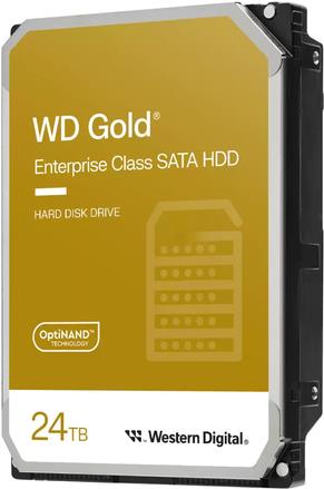 Купить WD Gold - Festplatte - Enterprise - 24 TB - intern - 3.5" (8.9 cm) - SATA 6Gb/s - 7200 rpm - Puffer: 512 MB (WD241KRYZ) в магазине wardena.ru