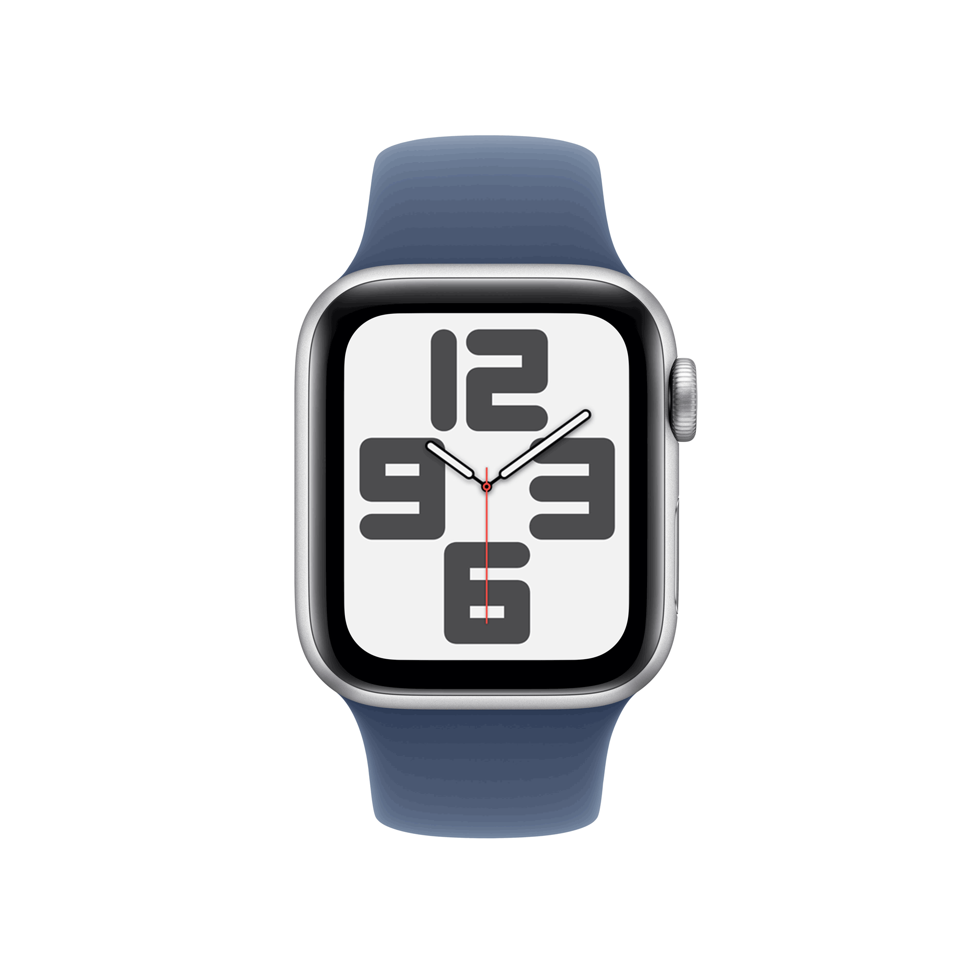 Купить Apple Watch SE GPS 40mm Silver Aluminium Case mit Denim Sport Band - M/L (MXED3QF/A) в магазине wardena.ru