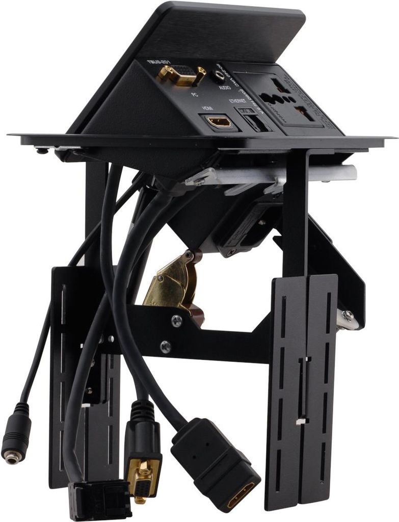 Купить Kramer TBUS-201xl - Anschlussdose, Unterputz - HD-15, RJ-45, Mini-Phone 3,5 mm, HDMI - Schwarz (91-000031) в магазине wardena.ru