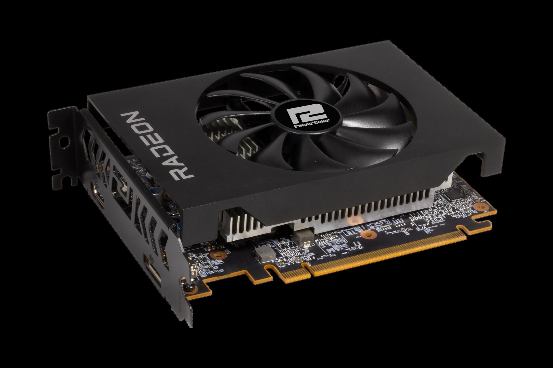 Купить PowerColor AXRX 6400 4GBD6-DH Grafikkarte AMD Radeon RX 6400 4 GB GDDR6 (AXRX 6400 4GBD6-DH) в магазине wardena.ru