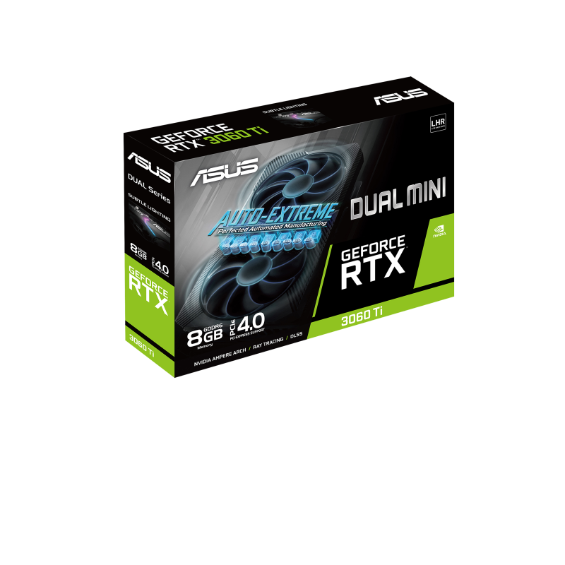 Купить ASUS DUAL-RTX3060TI-8G-MINI-V2 - Grafikkarten - GF RTX 3060 Ti - 8 GB GDDR6 - PCIe 4.0 - HDMI, 3 x DisplayPort (90YV0FT3-M0NA00) в магазине wardena.ru