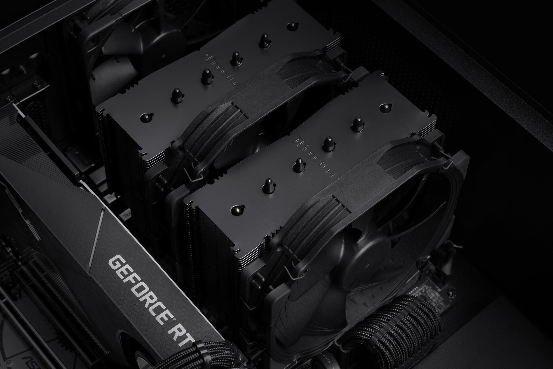 Купить Noctua NH-D15 chromax.black - Prozessor - Kühler - 15 cm - LGA 1150 (Socket H3),LGA 1151 (Socket H4),LGA 1155 (Socket H2),LGA 1156 (Socket H),LGA 2011... - AMD A - Intel® Celeron® - Intel® Core™ i3 - Intel Core i5 - Inte (NH-D15 CH.BK) в магазине wardena.ru