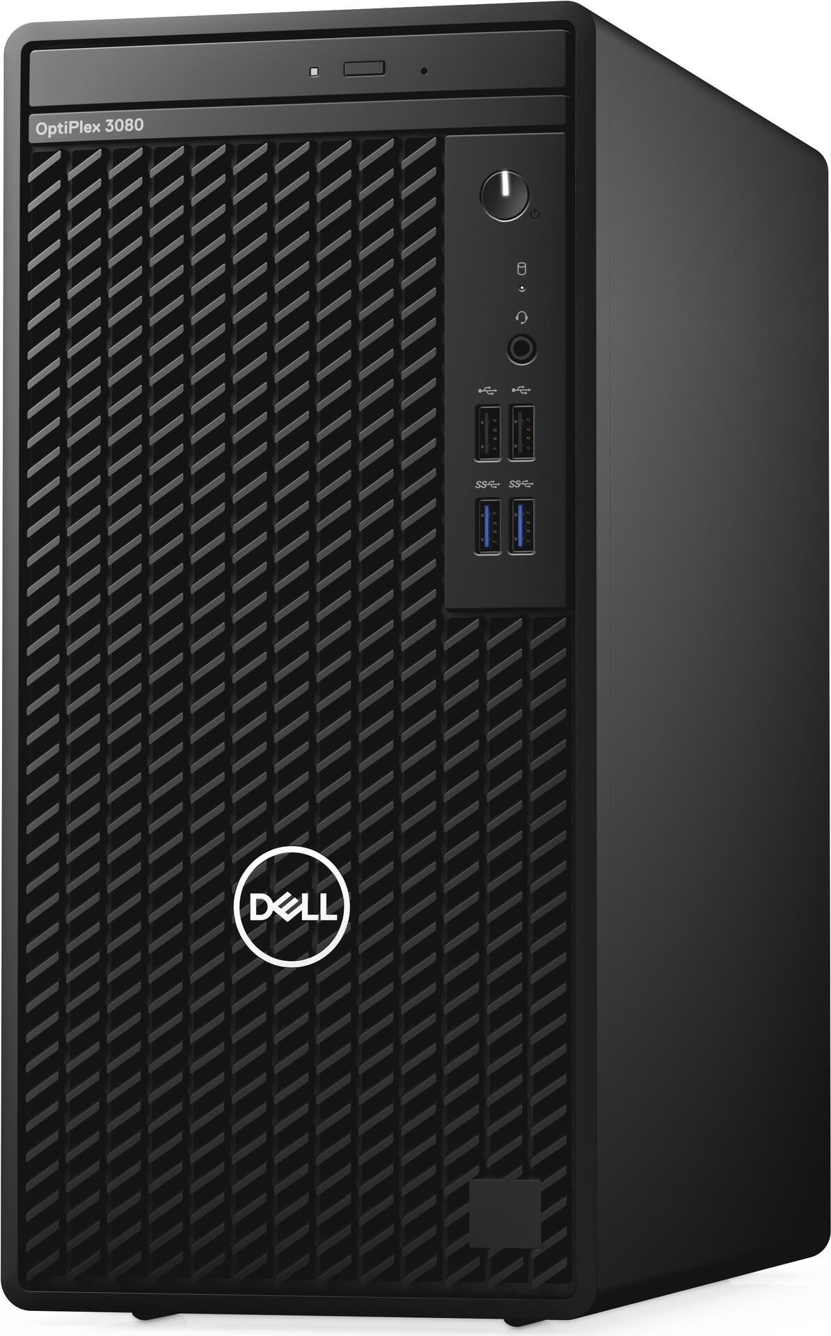 Купить Dell OptiPlex 3080 - MT - Core i5 10505 / 3.2 GHz - RAM 8 GB - SSD 256 GB - DVD-Writer - UHD Graphics 630 - GigE - Win 10 Pro 64-Bit - Monitor: keiner - Schwarz - BTS - mit 3 Jahre Basis Vor-Ort (WRGD4) в магазине wardena.ru