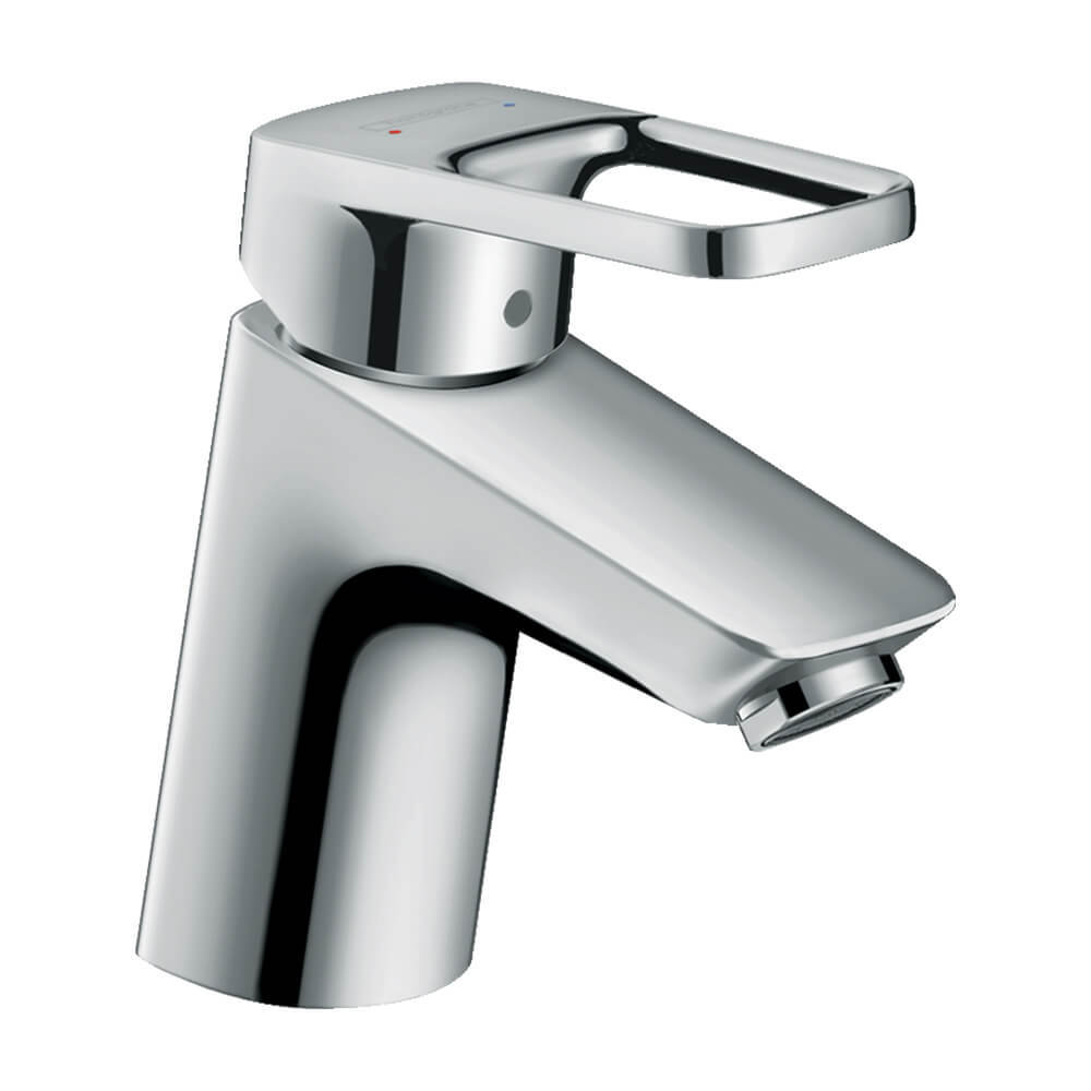 Купить Hansgrohe Logis Loop Смеситель для раковины 70 однорычажный со сливным гарнитуром хром 71150000 в магазине wardena.ru