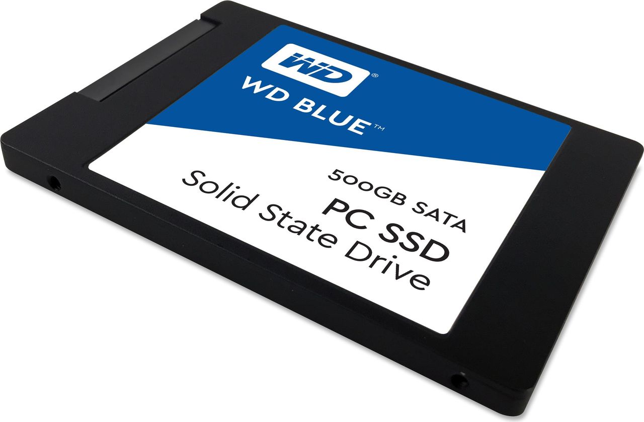 Купить WD Blue PC SSD WDS500G1B0A - SSD - 500 GB - intern - 2.5" (6.4 cm) - SATA 6Gb/s в магазине wardena.ru