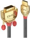 Купить Lindy Gold Line - Videokabel - HDMI / DVI - HDMI (M) bis DVI-D (M) - 2,0m - Dreifachisolierung - Grau (36195) в магазине wardena.ru