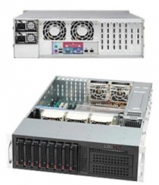 Купить Chassis Supermicro CSE-835TQ-R921B 3U 920W Redundant Hot-Swap 10xHDD SATA/SAS в магазине wardena.ru
