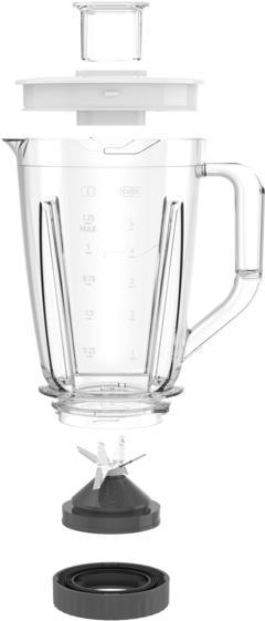 Купить Krups KB 42Q1 2 l Tischplatten-Mixer 600 W Weiß (KB42Q110) в магазине wardena.ru