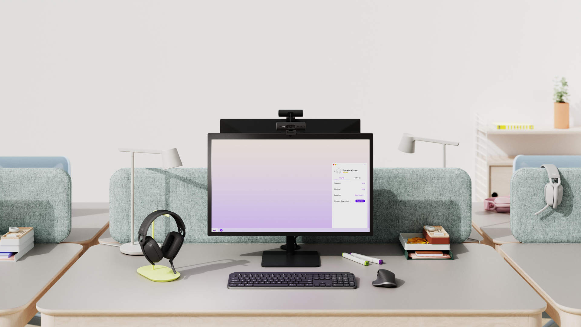 Купить Logitech Zone Vibe Wireless - Headset - ohrumschließend - Bluetooth - kabellos - Adapter USB-C via Bluetooth - Graphite - optimiert für UC (981-001199) в магазине wardena.ru