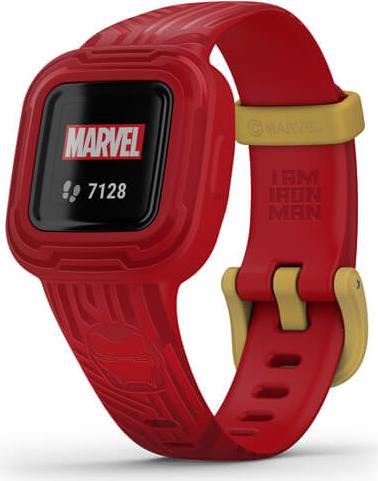 Купить Garmin vivofit jr. 3 - Marvel Iron Man - Aktivitätsmesser mit Band - Silikon - rot - Bandgröße 130-175 mm - Bluetooth - 25 g (010-02441-11) в магазине wardena.ru