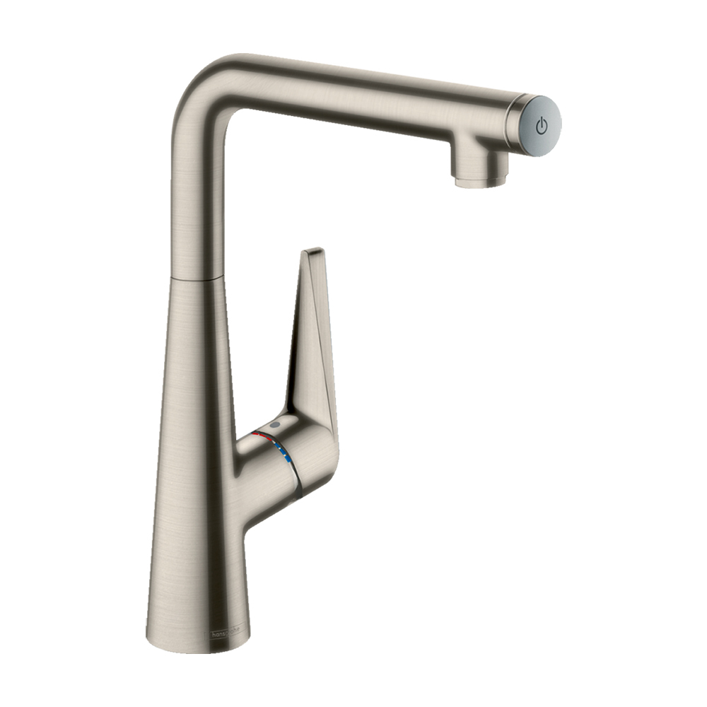 Купить Hansgrohe Talis S Кухонный смеситель однорычажный 300 1jet сталь 72820800 в магазине wardena.ru
