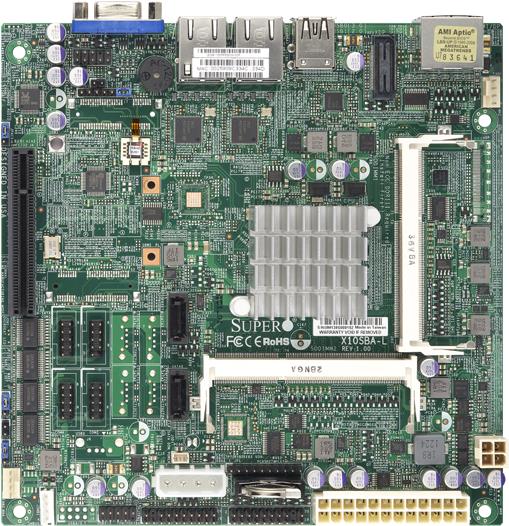 Купить Super Micro SUPERMICRO X10SBA-L - Motherboard - Mini-ITX - Intel Celeron J1900 - USB3.0 - 2 x Gigabit LAN - Onboard-Grafik - HD Audio (MBD-X10SBA-L-B) в магазине wardena.ru