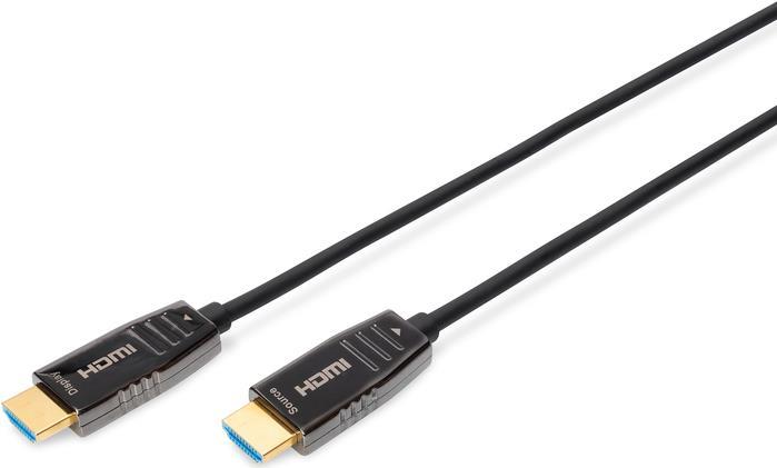 Купить DIGITUS AOC - HDMI mit Ethernetkabel - HDMI (S) bis HDMI (S) - 30 m - Geschützter Hybridkupfer/Faseroptik - Schwarz - HAOC-Kabel (Hybrid Active Optical Cable), Support von 8K 60 Hz (AK-330126-300-S) в магазине wardena.ru