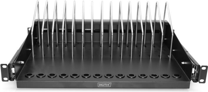 Купить Digitus DN-97665 - Rack - Regal - Schwarz, RAL 9005 - 1U - 48.3 cm (19") в магазине wardena.ru