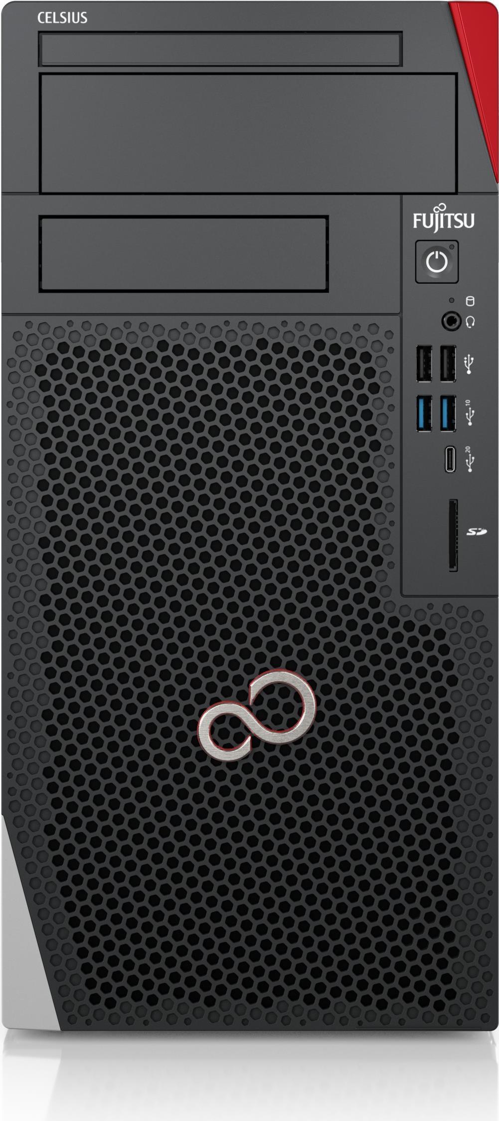 Купить Fujitsu CELSIUS W5012 i7-12700K Desktop Intel® Core™ i7 32 GB DDR5-SDRAM 1024 GB SSD Windows 11 Pro Arbeitsstation Schwarz - Rot (VFY:W512EWC74MFR) в магазине wardena.ru