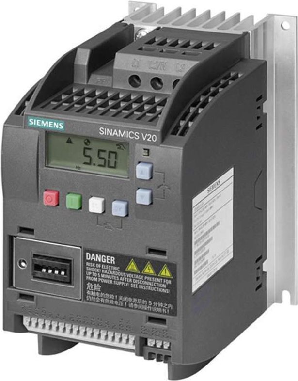 Купить Siemens FSA Frequenzumrichter SINAMICS V20 6SL3216-5BE17-5CV0 3phasig 380 - 480 V 0,75 kW (6SL3216-5BE17-5CV0) в магазине wardena.ru