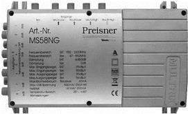 Купить Televes MS56NG. Produktfarbe: Grau. Stecker: F. Breite: 204 mm, Tiefe: 57 mm, Höhe: 130 mm. Abmessungen (BxTxH): 204 x 57 x 130 mm (MS56NG) в магазине wardena.ru