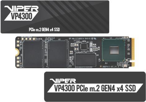 Купить Patriot Viper VP4300 - SSD - 2 TB - intern - M.2 2280 - PCI Express 4.0 x4 (NVMe) (VP4300-2TBM28H) в магазине wardena.ru