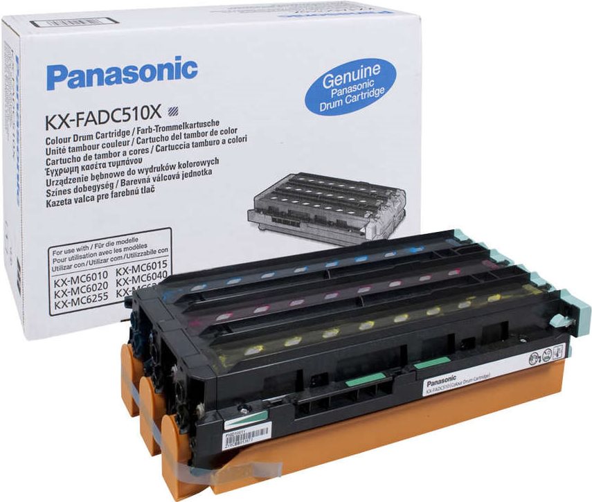 Купить Panasonic KX-FADC510 - Farbe (Cyan, Magenta, Gelb) - original - Trommeleinheit - für KX-MC6015, MC6020, MC6020HX, MC6020PD, MC6040, MC6255, MC6260 (KX-FADC510X) в магазине wardena.ru