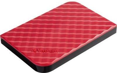 Купить Verbatim Store n Go - Festplatte - 1TB - extern (tragbar) - USB3.0 - 5400 U/min - Rot (53203) в магазине wardena.ru