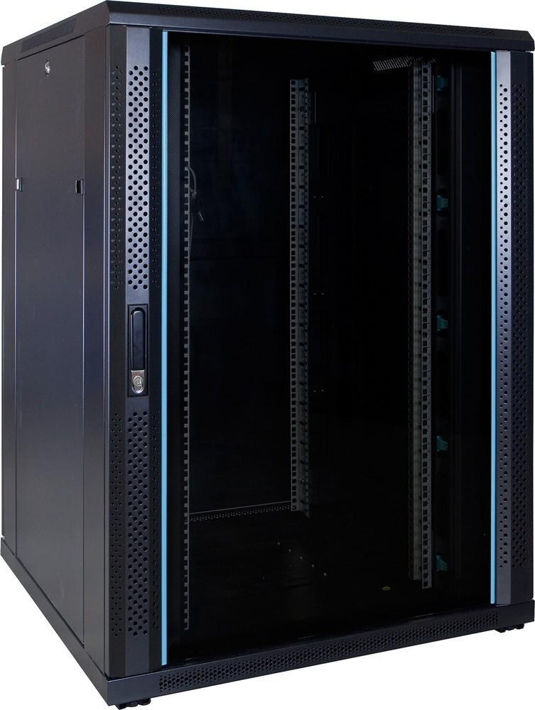 Купить DSIT 22 HE 19” Serverschrank, mit Glastür (BxTxH) 800 x 800 x 1200mm (DS8822) в магазине wardena.ru