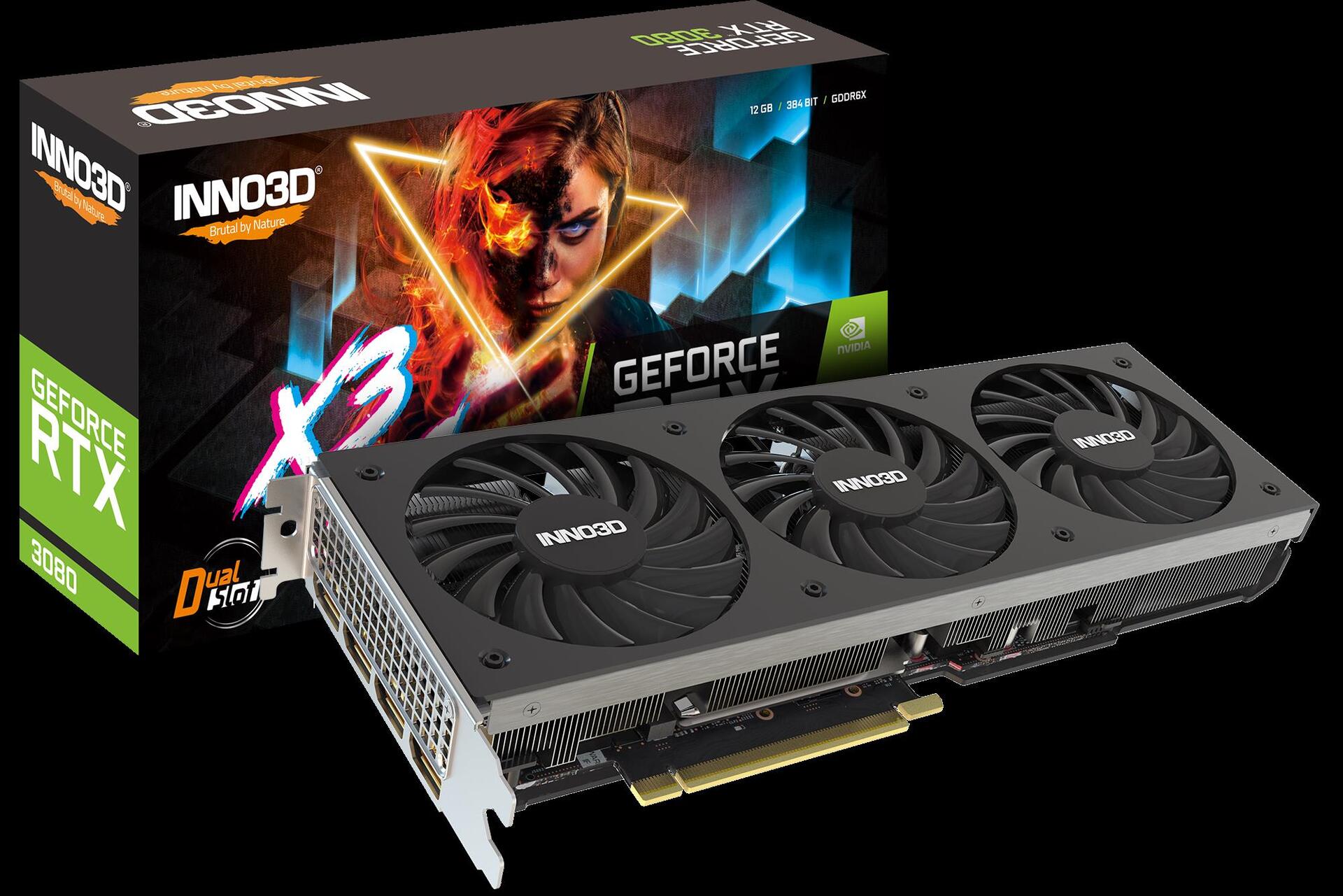 Купить Inno3D GEFORCE RTX 3080 12GB X3 OC LHR - Grafikkarten - GF RTX 3080 - 12 GB GDDR6X - PCIe 4.0 x16 - HDMI, 3 x DisplayPort (N30803-126XX-1810VA44H) в магазине wardena.ru