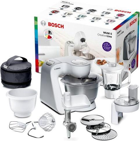 Купить Bosch MUM5824C Küchenmaschine 1000 W 3,9 l Silber - Weiß (MUM5824C) в магазине wardena.ru