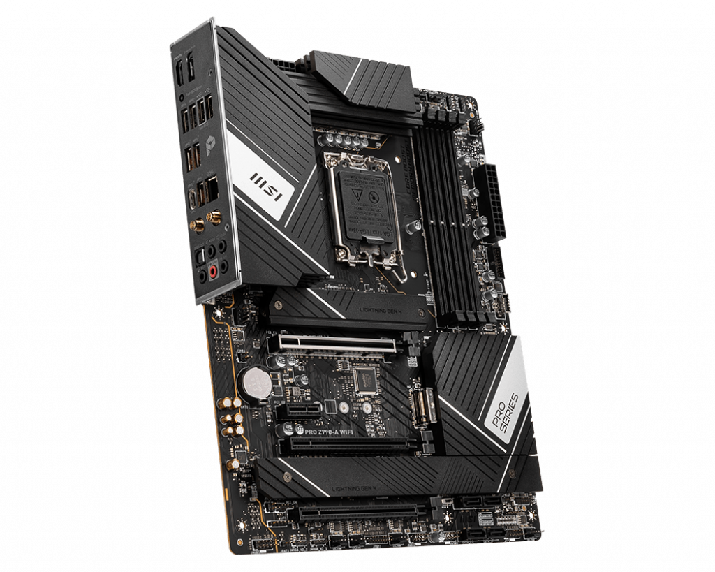 Купить MSI PRO Z790-A WIFI - Motherboard - ATX - LGA1700-Sockel - Z790 Chipsatz - USB 3,2 Gen 1, USB 3,2 Gen 2, USB-C 3,2 Gen2, USB-C 3,2 Gen 2x2 - 2,5 Gigabit LAN, Wi-Fi, Bluetooth - Onboard-Grafik (CPU erforderlich) - HD Audi (7E07-003R) в магазине wardena.ru