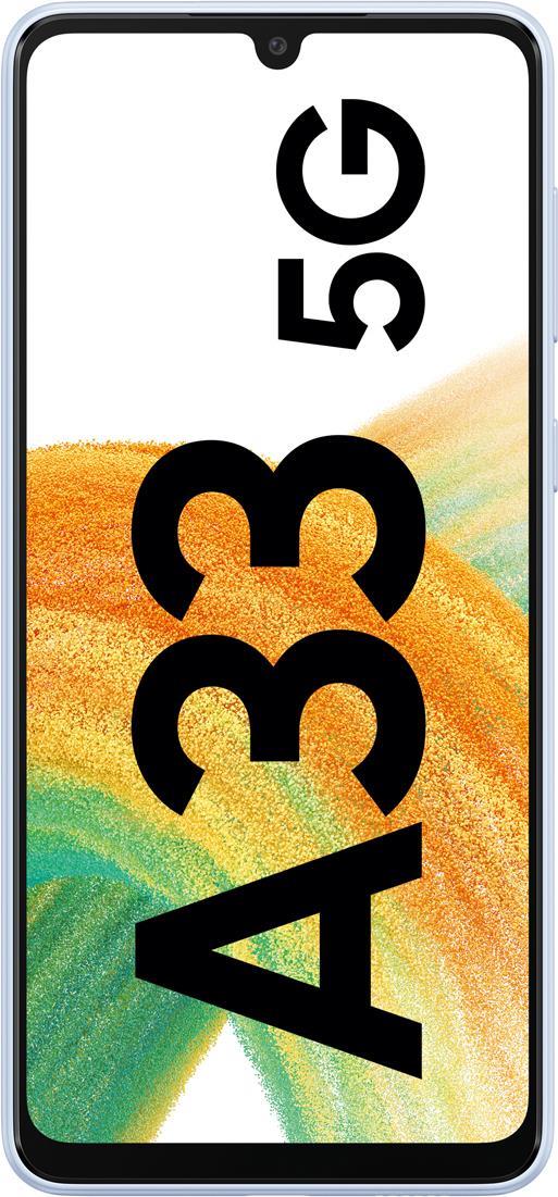 Купить Samsung Galaxy A33 5G - 5G Smartphone - Dual-SIM - RAM 6GB / Internal Memory 128GB - microSD slot - OLED-Display - 6.4" - 2400 x 1080 Pixel (90 Hz) - 4x x Rückkamera 48 MP, 8 MP, 5 MP, 2 MP - front camera 13 MP - Awesome (SM-A336BLBGEUB-EU) в магазине wardena.ru