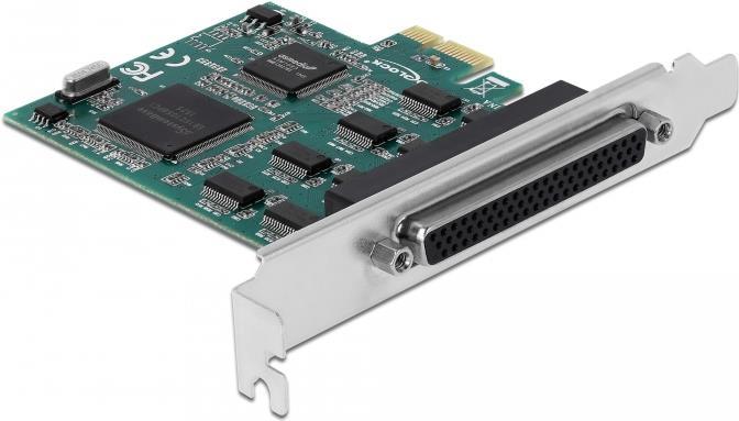 Купить DeLOCK - Serieller Adapter - PCIe 1,1 - RS-232 x 8 - Schwarz, grün (90411) в магазине wardena.ru