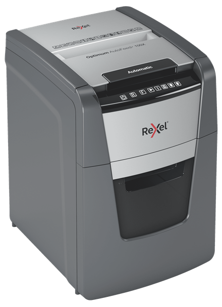 Купить Rexel Optimum AutoFeed+ 100X - Vorzerkleinerer - Kreuzschnitt - 4 x 28 mm - P-4 (2020100XEU) в магазине wardena.ru