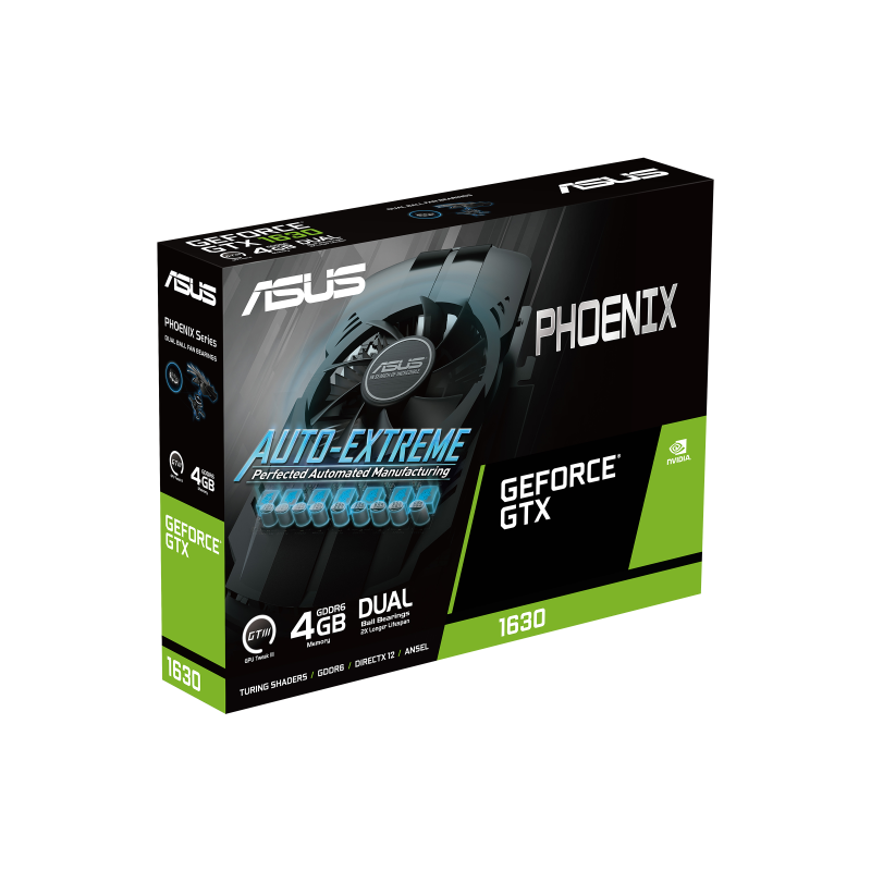 Купить ASUS Phoenix PH-GTX1630-4G-EVO NVIDIA GeForce GTX 1630 4 GB GDDR6 (90YV0I53-M0NA00) в магазине wardena.ru