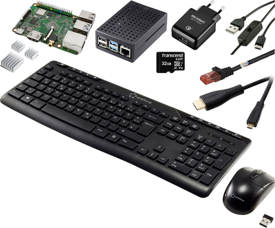 Купить TRU COMPONENTS ROCK Pro Set Rock 3 A 2 GB 4 x 2.0 GHz inkl. Gehäuse, inkl. Netzteil, inkl. Kühlkörper, inkl. HDMI™-Kabel, inkl. Tastatur, inkl. Maus в магазине wardena.ru