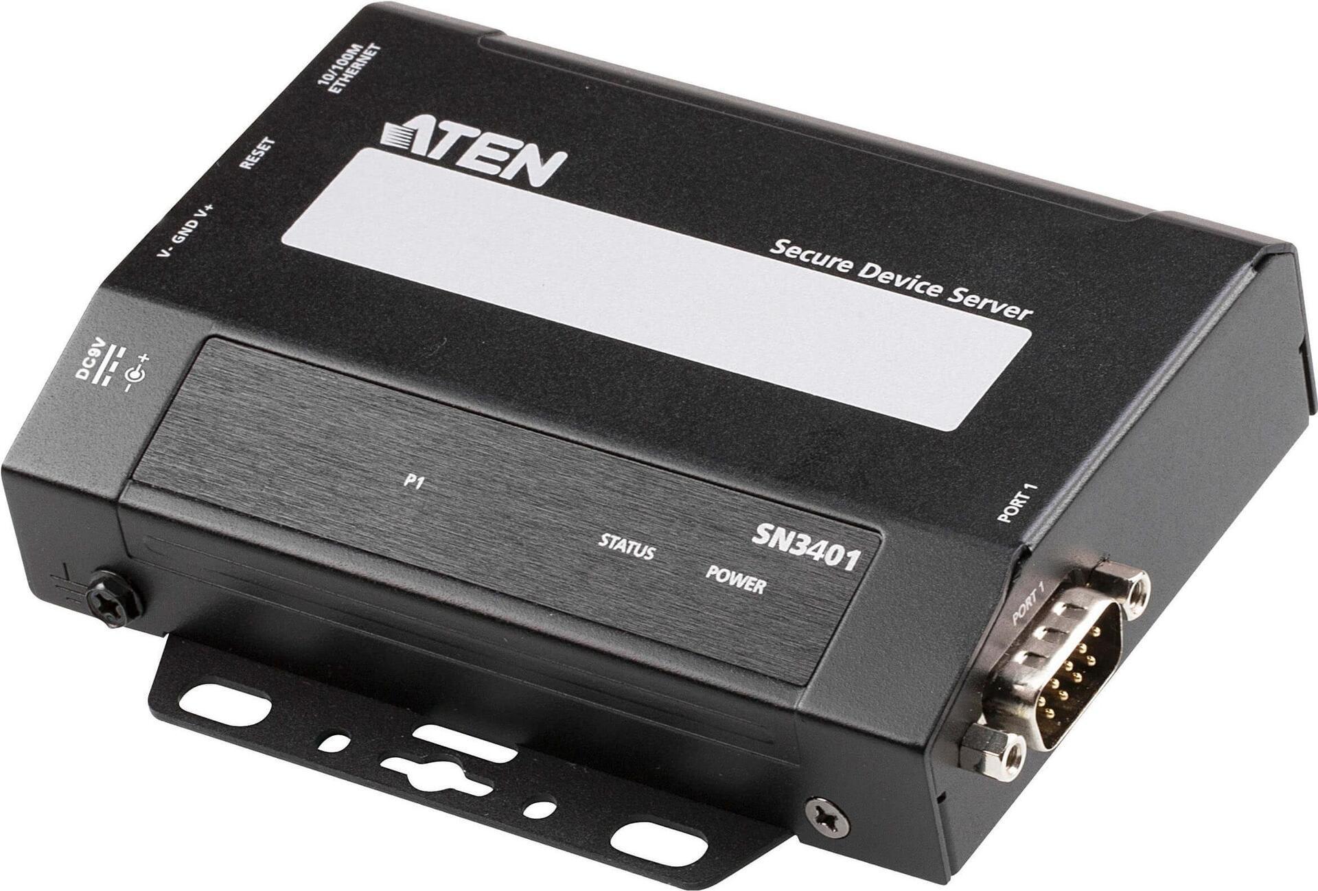 Купить ATEN 1-Port RS-232/422/485 Secure Device Server - Gleichstrom - 1,3 W - 1,18 W - 100 - 240 V - 50 - 60 Hz - 9 - 48 V (SN3401) в магазине wardena.ru