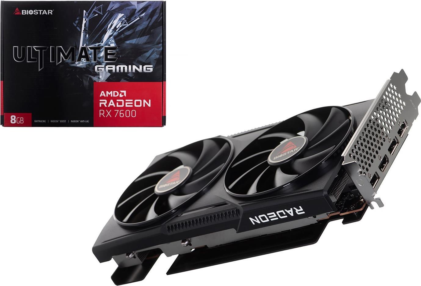 Купить Grafikkarte BIOSTAR RX 7600 8GB GDDR6 (VA7606RM81) в магазине wardena.ru