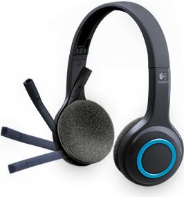 Купить LOGITECH H600 cordless Headset USB-nano-receiver blue black (981-000342) в магазине wardena.ru