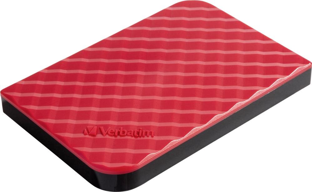 Купить Verbatim Store n Go - Festplatte - 1TB - extern (tragbar) - USB3.0 - 5400 U/min - Rot (53203) в магазине wardena.ru