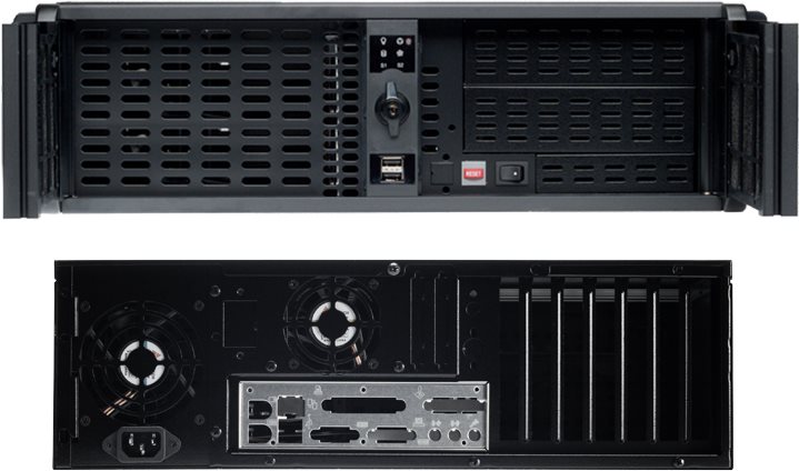 Купить FANTEC TCG-3830KX07-1 - Rack - einbaufähig - 3U - ATX - ohne Netzteil (PS/2) - Schwarz - USB (2069) в магазине wardena.ru