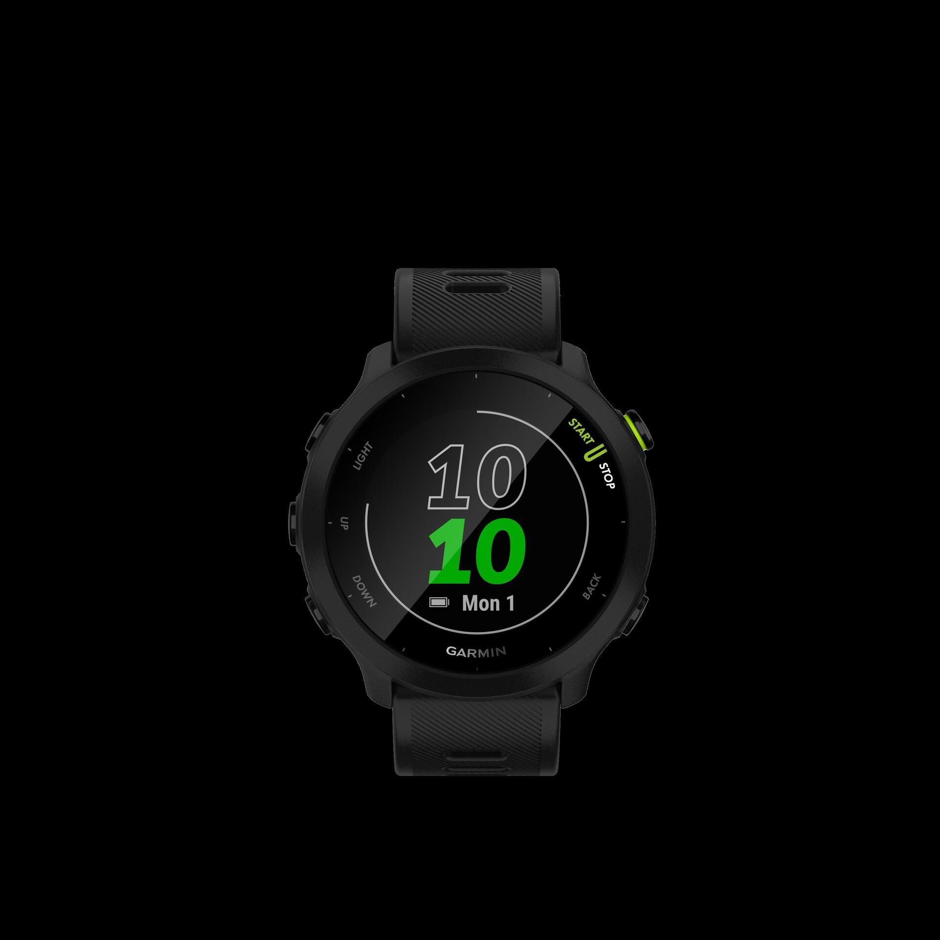Купить Garmin Forerunner 55 - Schwarz - Sportuhr mit Band - Silikon - schwarz - Anzeige 2,63 cm (1,04") - Bluetooth, ANT+ - 37 g (010-02562-10) в магазине wardena.ru