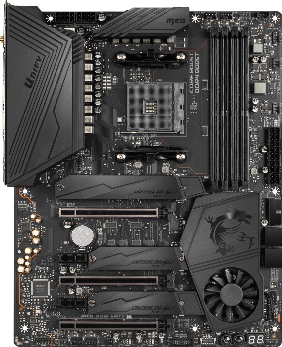 Купить MSI MEG X570 UNIFY - AMD - Socket AM4 - 2nd Generation AMD Ryzen™ 3 - AMD Ryzen 3 3rd Gen - 2nd Generation AMD Ryzen™ 5 - 3rd Generation... - DDR4-SDRAM - DIMM - 4533,1866,2133,2400,2667,2800,2933,3000,3200,3466,3600,373 (7C35-010R) в магазине wardena.ru