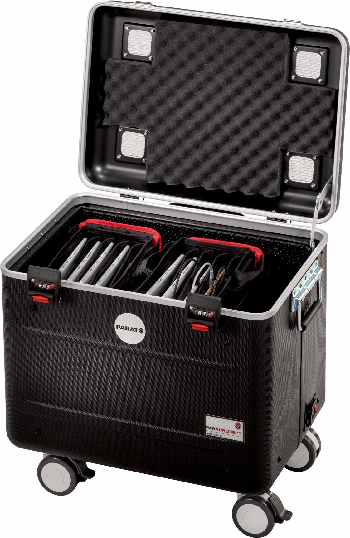 Купить PARAT PARAPROJECT Case TC10 BASKET - Wagen (nur Laden) - für 10 Tablets - verriegelbar - X-ABS Kunststoff - Schwarz - Bildschirmgröße: up to 29,2 cm (up to 11.5") (208740151) в магазине wardena.ru